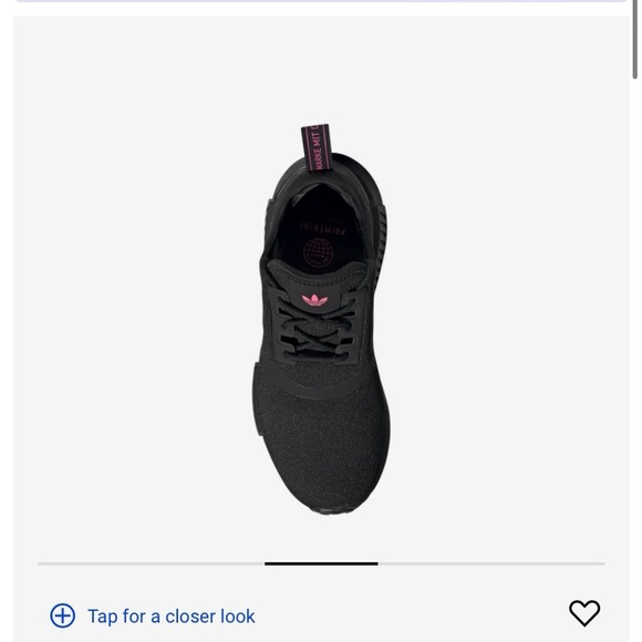 Adidas NMD Womens all black w/pink - Picture 2 of 4